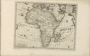 Kort af Afrika Afrika, ifølge de nye observationer af Messieurs de l