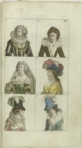 Kabinet for Mode og Smag 1791, pl. XII af Anonymous