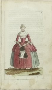 Kabinet for Mode og Smag 1791, pl. x af Anonymous