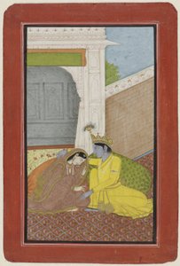 Krishna og Radha af Anonymous