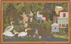 Krishna mødte Baksura af Anonymous