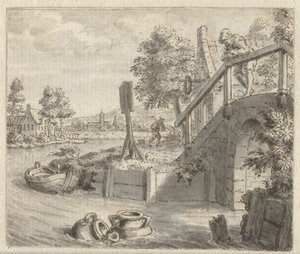 Kande og elkedel Design til illustrationer til en udgave af Jean de la Fontaines Fabler (serietitel) af Anonymous