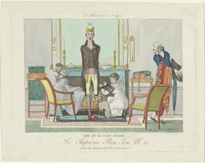 Le Supreme Bon Ton, The 8 Degree Thermometer, 1800-1815, nr. 20: Ja, det er koldt. af Anonymous