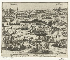 Ludvig af Nassau forlader Bergen, 1572 af Anonymous