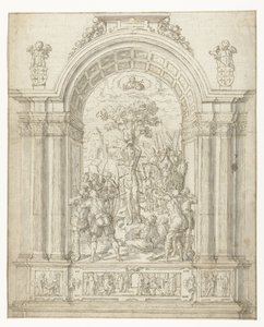 Sankt Sebastians martyrium af Anonymous