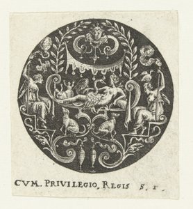 Medaljon med Leda af Anonymous