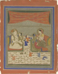 Nanda og Yasoda mødte Krishna og Balarama af Anonymous
