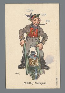 Nytårsønske for 1920 fra Chris og Bep af Anonymous