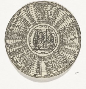 Medalje med emblem og navne på spanske konger af Anonymous