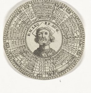 Medalje med portrættet af Leo III og med navne på østromerske kejsere af Anonymous