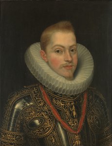 Portræt af kong Filip III af Spanien (1578-1621) af Anonymous