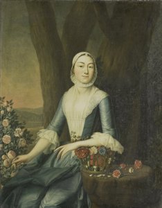 Portræt af Magdalena van Citters, hustru til Adriaen Isaac Hurgronje af Anonymous
