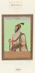 Portræt af Shivaji af Anonymous