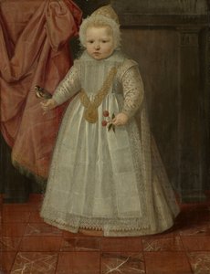 Portræt af en lille dreng, muligvis Louis af Nassau Portræt af en dreng, muligvis Louis af Nassau, senere Lord of Beverweerd, De Leck, Odijk og Lekkerkerk, uægte søn af Maurice, Prince of Orange, og Margaretha van Mechelen af Anonymous
