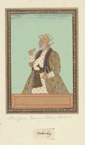 Portræt af Abd al-Jabbar, som var Sultan Abdullahs vesir af Anonymous