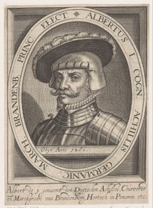 Portræt af Albrecht III Achilles, kurfyrste af Brandenburg af Anonymous