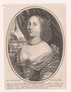 Portræt af Anna Genoveva af Bourbon-Condé af Anonymous