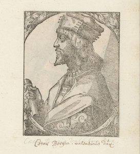 Portræt af Cesare Borgia af Anonymous