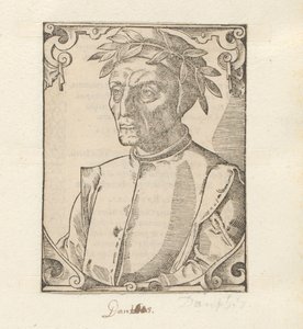 Portret af Dante Alighieri af Anonymous