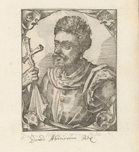 Portræt af Dawit II, kejser af Abessinien af Anonymous