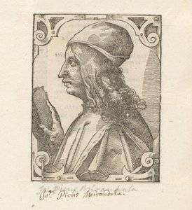 Portret af Giovanni Pico della Mirandola af Anonymous
