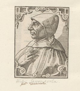 Portret af Girolamo Savonarola af Anonymous