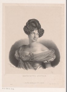 Portræt af Henriette Sontag af Anonymous