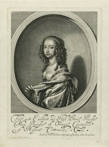 Portræt af Maria Henrietta Stuart af Anonymous