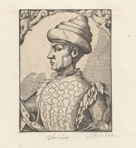 Portret af Muzio Attendola Sforza af Anonymous