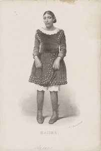 Portret van Máximo, 1857 Maximo (titel på objekt) af Anonymous