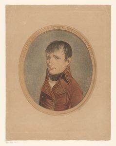 Portræt af Napoleon I Bonaparte, keizer af Fransen Bonaparte Første konsul i Den Franske Republik (titel på objekt) af Anonymous