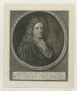 Portræt af Willem Bosman af Anonymous