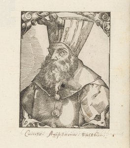 Portræt af Van Sultan Al-Ashraf Qansuh Al-Ghouri af Anonymous