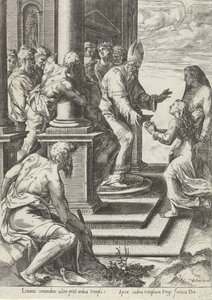 Præsentation af Maria i templet af Anonymous