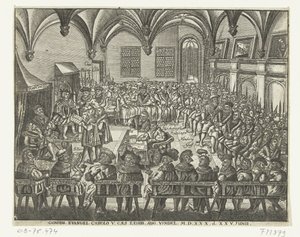 Diet af Augsburg, 1530 Tilståelse. Evangelium. Carolo V. Caes. Udstilling. aug. Findel. M.D.XXX. d. XXV. Junii (titel på objekt) af Anonymous