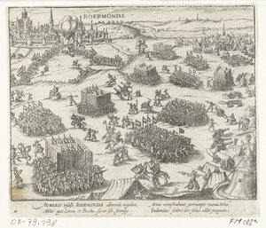Roermond taget af William af Orange, 1572 af Anonymous