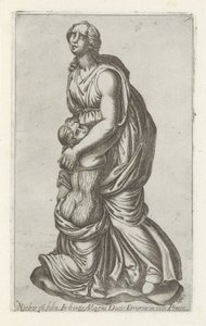 Billedhulptuur van niobe mødte Haar Dochhter Niobes Cu datter i Garden Great Duke (...) (titel på objekt) Antieke Sculpturen i Rom (serietitel) Statuerne af byen Rom, som på offentlige steder er synlige (serietitel) af Anonymous