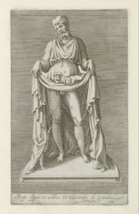 Skulptur af Priapus Afbildninger af Priapus i Alexander den Stores palads (titel på objektet) Antikke skulpturer i Rom (serietitel) Ikoner af de gamle statuer af byen Rom, som ses på offentlige steder (serietitel) af Anonymous