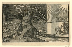 Tegnefilm om Jacobus Taurinus, 1615 af Anonymous