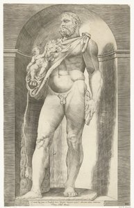 Statue af kejser Commodus som Hercules, Statue af Hercules og Telephos af Anonymous