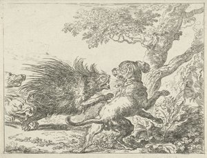 Porcupine angrebet af hunde af Anonymous