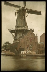 Dampmajsmølle De Adriaan på Spaarne, Haarlem af Anonymous