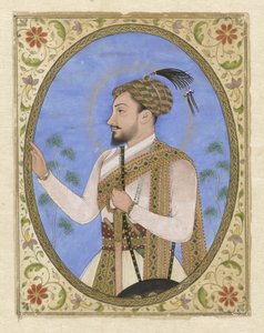 Sultan Mohammed Adil Shah Portretminiatuur af Sultan Muhammad Adil Shah van Bijapur af Anonymous