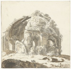Tempel van Minerva Medica te Rom af Anonymous