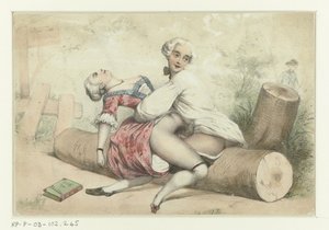 Tre par, der har sex At elske i landskab Tre elsker (serietitel)