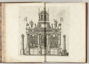Scene med kejser Karl V, 1594 af Anonymous