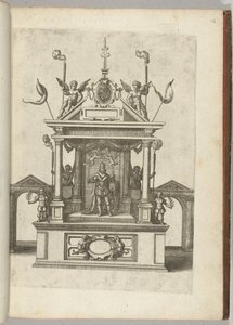 Scene med kejser Rudolf II, 1594 af Anonymous