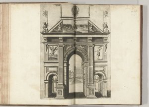 Triumfport med kranen, 1594 af Anonymous