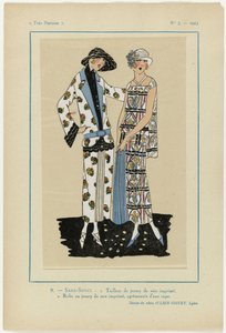 Meget parisisk, 1923, nr. 5: 9.- SANS-SOUCI. 1. Jerseydragt... af Anonymous