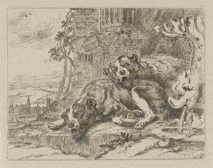 To liggende hunde Hunde (serietitel) af Anonymous